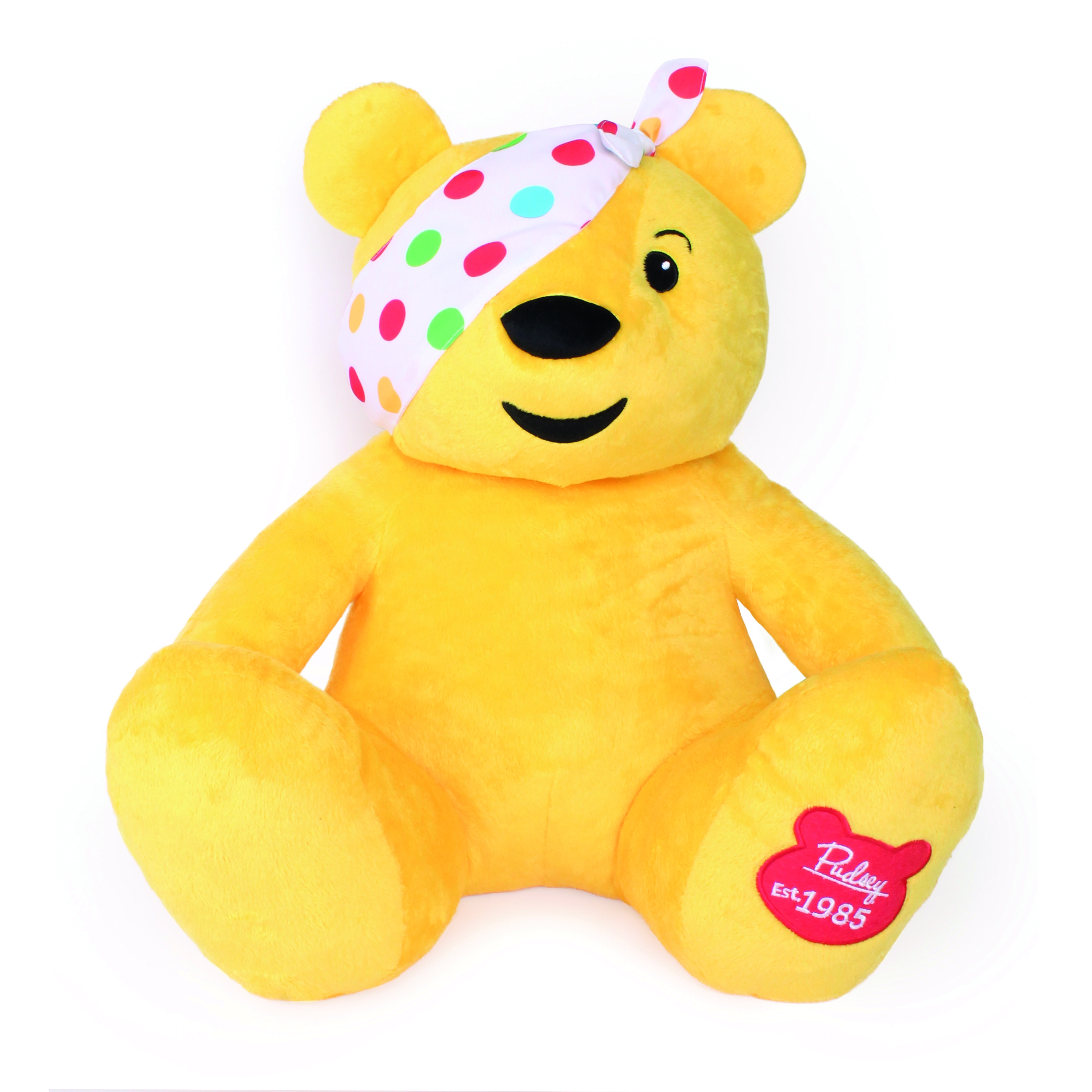 GIANT SIGNATURE PUDSEY BEAR BBC Children in Need